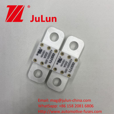 Fuse Otomotif Keramik Ukuran Kecil A202001-400A 125DC dengan Rating High Current dan Metode Pemasangan Bolt Screw untuk Perlindungan Sirkuit Singkat
