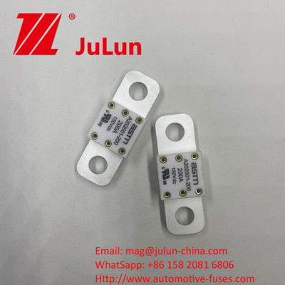 A202001-500A 125VDC ASTM Instalasi Tanpa Upaya Keramik Fuse Mobil Tegangan 150VDC Untuk Instalasi M8