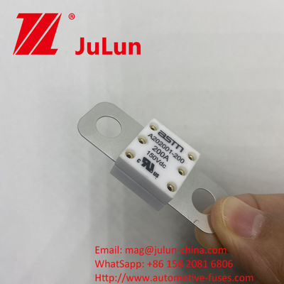 Top- Fuse Keramik Otomotif A202001-100A 150VDC untuk Car Charger Dan dll Keramik Tembaga Perak Kuarsa Pasir Emas 100A 150A 200A 250A 300A 350A 400A 500A