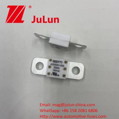 High Current Rating Ceramic Car Fuses A202001-150A ASTM untuk Perlindungan Sirkuit Singkat 100A 150A 200A 250A 300A 350A 400A 500A dan Ukuran Kecil