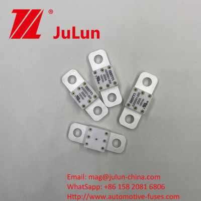 ASTM A202001-100A 150VDC Fuse Keramik Otomotif Dengan Konstruksi Pasir Kuarsa dan Emas