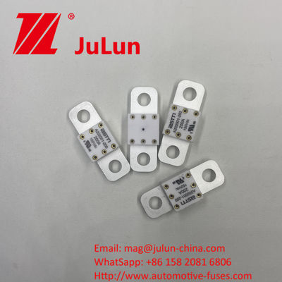 Fuse otomotif keramik 150VDC untuk perlindungan sirkuit pendek 150VDC 100A 150A 200A 250A 300A 350A 400A 500A