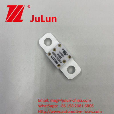 Fuse Keramik Otomotif A202001-350A dengan Tegangan 150VDC dan 1.0In 4 Jam 3.0In 10s Max. Karakteristik Listrik