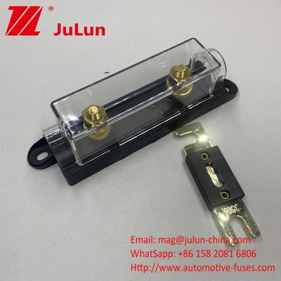 Dust Proof ADL FUSE HOLDER BLACK BACKGROUND Bolt Rated Current/ Per Kolom 20A 30A 80A 100A 200A 300A 400A 500A