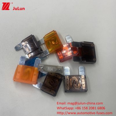 60A Auto Blade Fuses Untuk 32VDC Aplikasi Otomotif Dan Perlindungan