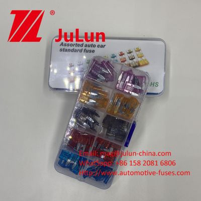 MTOF Automotive Blade Fuses 2A 32V PA66 Material Kuningan Untuk Mobil Produksi Massal Dalam SUV