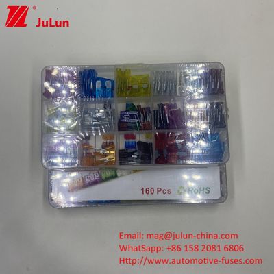 Auto Blade Fuses 40A 32V Terbuat Dari PA66 Kuningan Untuk Mobil SUV Truk