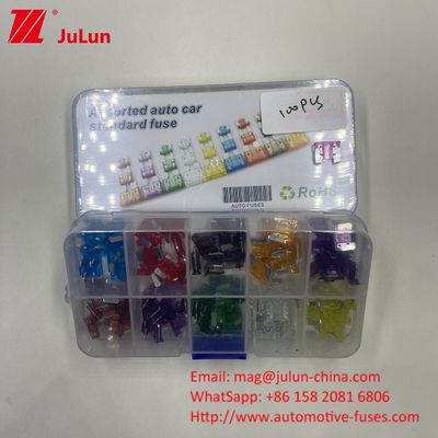 Maksimum arus 2-120A Fuse pisau otomotif 50A 32V 58V Untuk truk dan kendaraan offroad