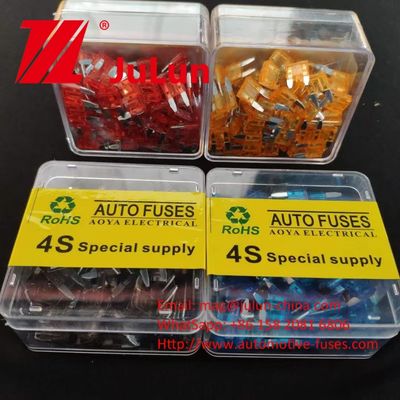 Blade Fuses Shunt Otomotif 10A 32V Bus Pesawat Air Untuk Penjualan Aftermarket
