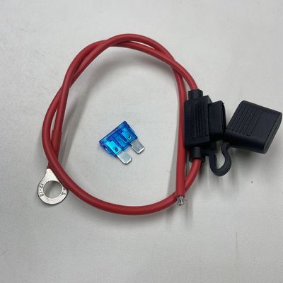 Pemegang sekring mobil untuk 12V 16AWG Waterproof Standar Pemegang sekring otomotif Wire Inline Fuse Holder Kabel