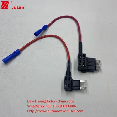 F3A 5A 10A 15A Fuse Tap 16AWG Mobil Tambahkan sirkuit ACU Blade Fuse Adapter dengan pemegang sekering untuk mobil Truk