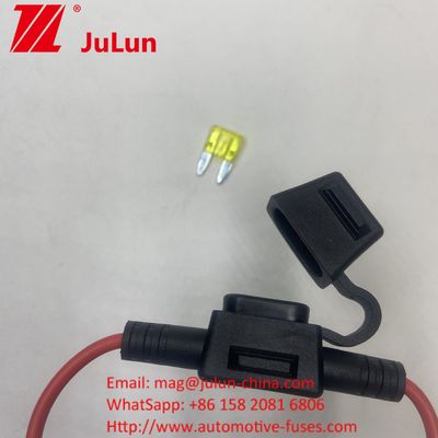 Pemegang sekring mobil Otomotif 16 Gauge Mobil Mini Standar Atm Atc Blade Pemegang sekring mobil tahan air Pemegang sekring