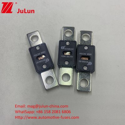 150A 70VDC EV320-5X Keramik Fuse Otomotif Kuarsa Pasir Karakteristik Listrik 1.0 Dalam 4 Jam 3.0 Dalam 10s Max