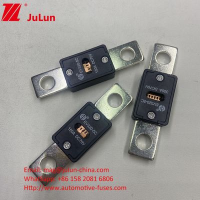 EV320-5C 200A 70VDC Fuse pengisian cepat kendaraan listrik 68*19*10mm Jarak lubang 51mm
