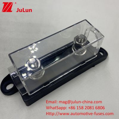32V Waterproof Panel Mount ANM Bolt On Fuse Holder Block M8 Thick Base Clear PC Cover Untuk Kendaraan Otomatis Perahu