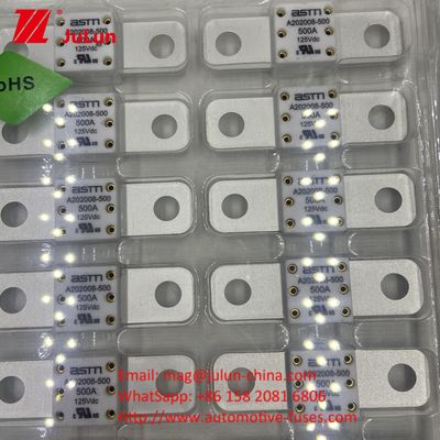 125VDC A202008 350A 125VDC Fuse Keramik Voltage ASTM Untuk Sistem Traksi EV