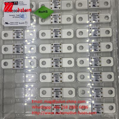 20KA Breaking A202008 ASTM 125V 150A Kapasitas Keramik Mobil Fuse Screw Bolt Mounting Untuk Keamanan dan Keandalan Fuse Otomotif