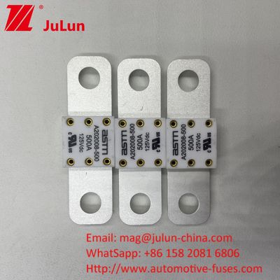 Fuse Battey Keramik 250A 125VDC EV Untuk Aplikasi Tugas Berat