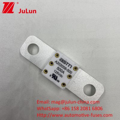 Fuse Baterai Keramik Mobil EV 500A 125VDC ASTM Otomotif