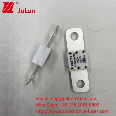 500A 125VDC High Current Rating Battery Fuse Untuk Kompatibilitas Universal