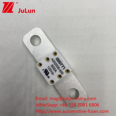 Fuse Baterai Keramik Mobil 300A 125VDC Kompatibilitas Mobil Universal