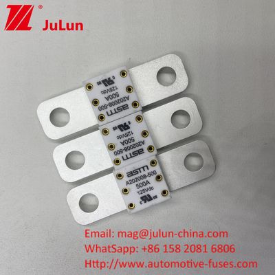 Kendaraan Listrik EV Warna Putih 350 Amper Fuse Keramik 125VDC