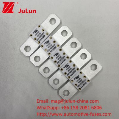 100A 125VDC Fuse Baterai Mobil Keramik Metal Perlindungan Sirkuit Singkat Hanya arus tinggi