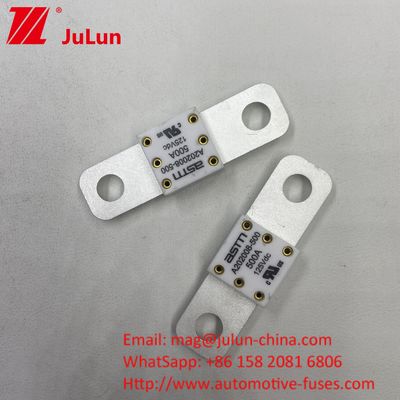 200A 125VDC 50,8mm Jarak Antara 2 Lubang Bolt Fuse M8