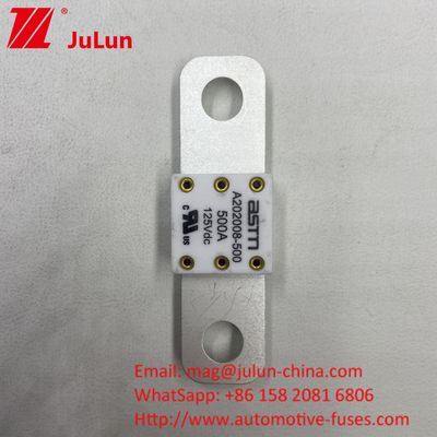 500A 125VDC Ceramic Car Battery Fuse Untuk ANM AMM AEGA ANL CNN CNL