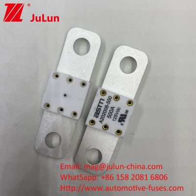 DC FUSE FOR EV HEV Fuse Kendaraan Listrik A202008 300A 400A Jarak Lubang 50,8mm