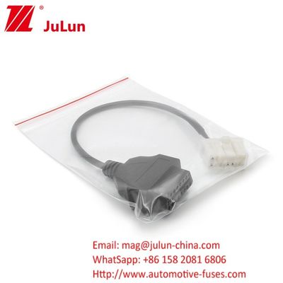Kabel Konversi Diagnostik Kabel Pengkabelan Otomotif Tesla Model S/X OBD2 12 Pin
