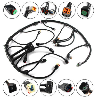 Bagian Excavator Kabel Mobil Disesuaikan Mesin Diesel Mesin Wire Harness