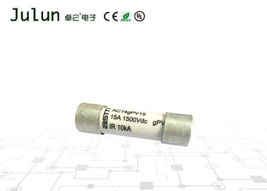 14x51mm 1500V DC Fuse Tegangan Tinggi Untuk Perlindungan Aplikasi Fotovoltaik Surya