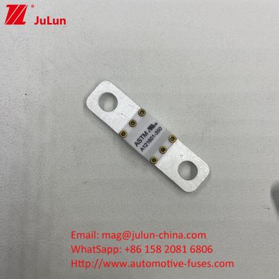 Metode pemasangan sekrup sekrup 200A 125VDC Keramik Fuse Kendaraan Rating arus tinggi untuk perlindungan sirkuit pendek
