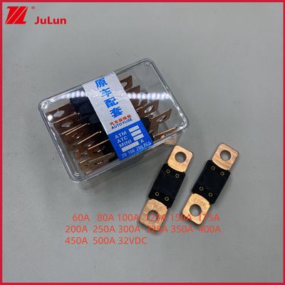 Fuse kecil Bolt tipe high current fuse 00: 0298350. ZXH Fuse 350A 32V 6Automobile Trucks Baterai mobil