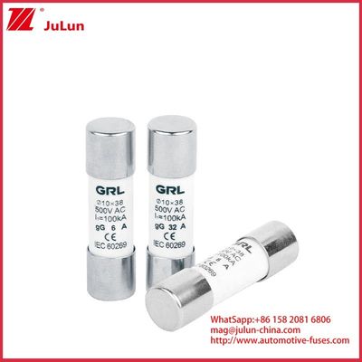 GPV Type Cartridge Fuse Jangkauan suhu yang luas Dalam lingkungan yang keras -40°C hingga 125°C