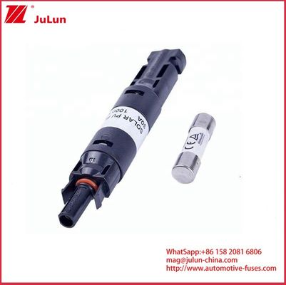 15A 1500VDC GPV Fuse Keramik Photovoltaic Tegangan Tinggi Tubular