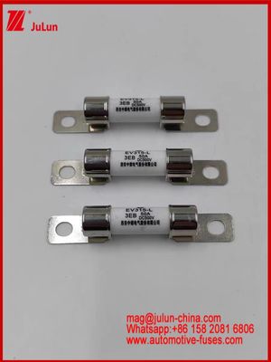 Karburator Keramik V-EV Berresistensi Suhu Tinggi 50A EV315-L 3EB Fuse DC500V untuk Konstruksi Mobil Listrik M6