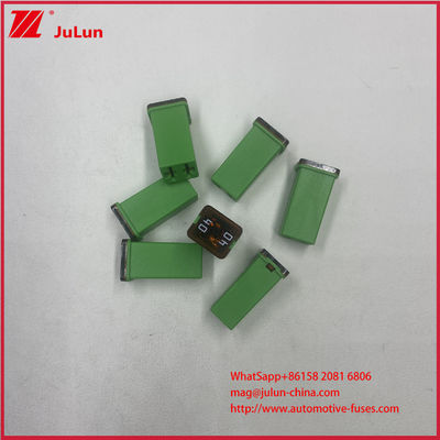 40A Hijau JCASE 0495040 Mobil Mobil Marinir RV Blade Fuses PEC Rated Pada 32VDC