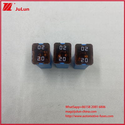 Lapisan Tinning awet Ukuran kecil persegi Mini Auto Fuse Untuk Mobil 20A 25A 30A 40A 50A 60A persegi Mini Auto Fuse SUV Truk Kendaraan Offroad Bus