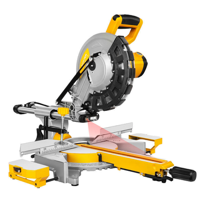 Gergaji Perkakas Pertukangan Kayu 2400W Compound Sliding Miter 10-Inci Miter Cutting 255mm Untuk Pengrajin DIY