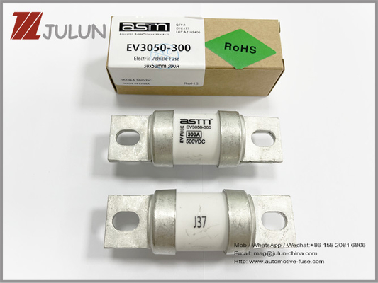Stud Mount Ceramic 500V DC General Purpose Fuse Untuk EV HEV