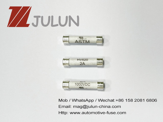 6x30mm 1000VDC / AC Sekering Tabung Keramik Bertindak Cepat Untuk Alat Ukur Digital