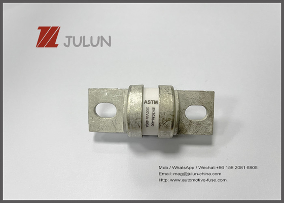200VDC Ceramic Tube Photovoltaic General Purpose Fuse Untuk EV / HEV