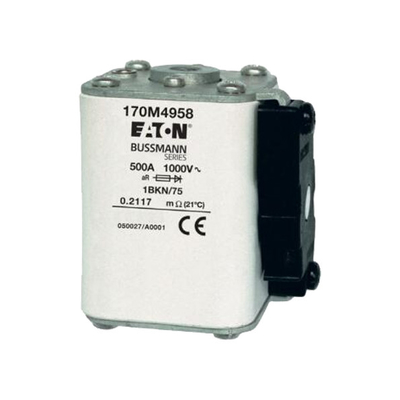 Standar Eropa Flat End Mounted Square Body Fuse 1000V 50 - 1400A