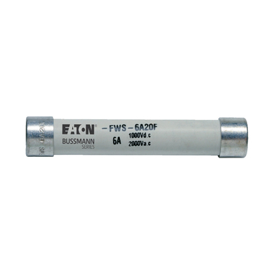 FWS Series Ceramic Tube Fuse 1250V / 1500V / 2000V Cocok Untuk Driver AC Kecil